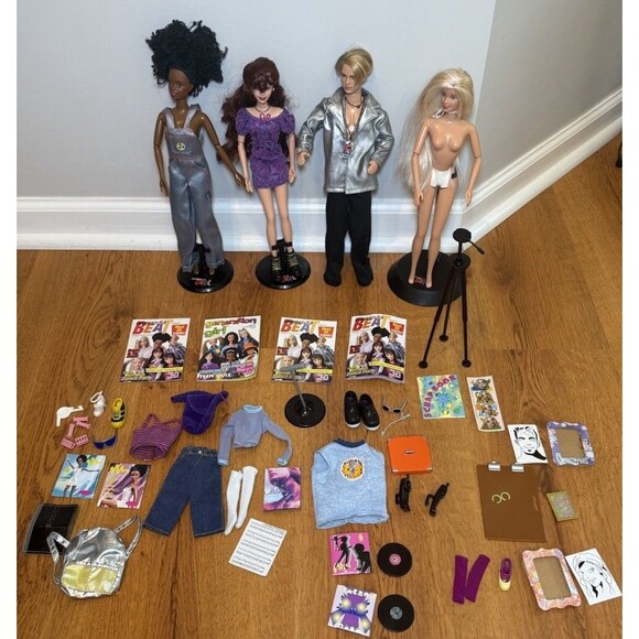 Vtg Generation Girl Barbie 1999 Lot Of 4 w/ Accessories Nichelle Chelsie Blaine - Picture 1 of 15